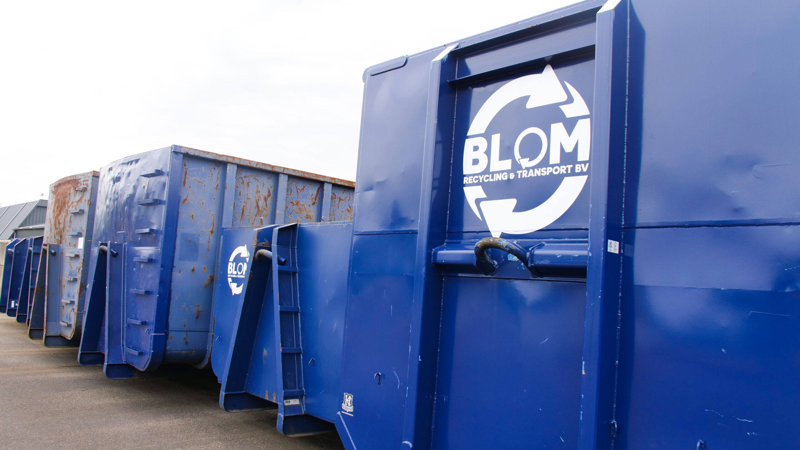 Container van Blom Recycling